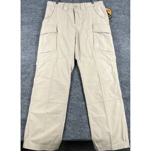 Under Armour Storm Tactical Cargo Pants Mens Size 34x32 Beige Work Active New